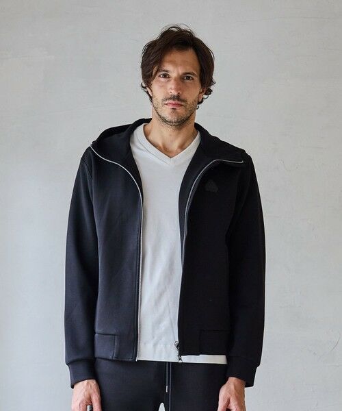 MEN'S BIGI / メンズビギ スウェット | 【JUST PLAY】N/Rストレッチポンチ立体比翼フードブルゾン【セットアップ着用可】 | 詳細15