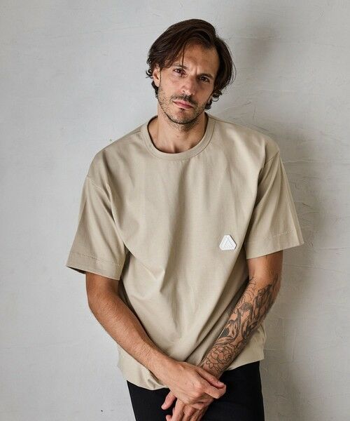 MEN'S BIGI / メンズビギ Tシャツ | 【JUST PLAY】Sorona オーバーサイズTシャツ（ベージュ）