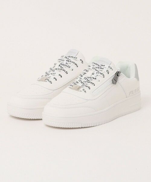 MEN'S BIGI / メンズビギ スニーカー | 【1PIU1UGUALE3 RELAX/ウノピゥウノウグァーレトレ リラックス/別注】ミニロゴロースニーカー（ホワイト）