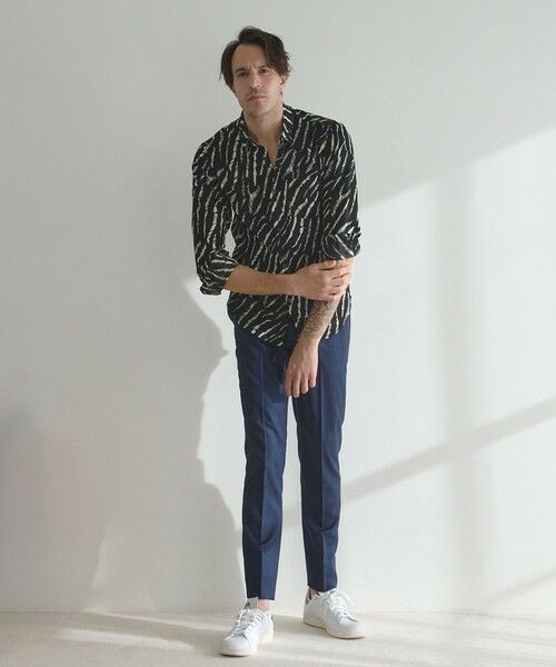 MEN'S BIGI / メンズビギ シャツ・ブラウス | ゼブラ柄プリントレギュラーカラーシャツ | 詳細3