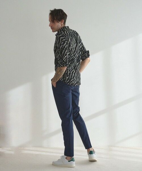 MEN'S BIGI / メンズビギ シャツ・ブラウス | ゼブラ柄プリントレギュラーカラーシャツ | 詳細5