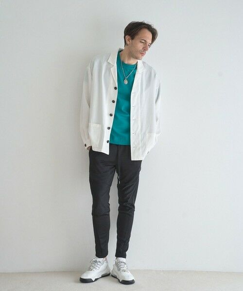 MEN'S BIGI / メンズビギ シャツ・ブラウス | テーラードカラーシャツブルゾン | 詳細1