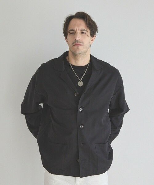 MEN'S BIGI / メンズビギ シャツ・ブラウス | テーラードカラーシャツブルゾン | 詳細14