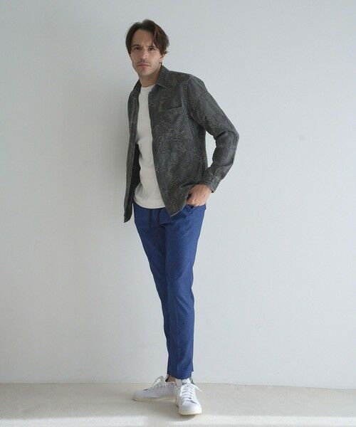 MEN'S BIGI / メンズビギ シャツ・ブラウス | 顔料染めジャガードレギュラーカラーシャツ | 詳細9