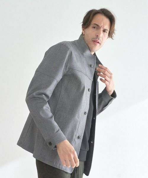 MEN'S BIGI / メンズビギ ブルゾン | ハイパーストレッチツイルスタンドカラーブルゾン | 詳細3