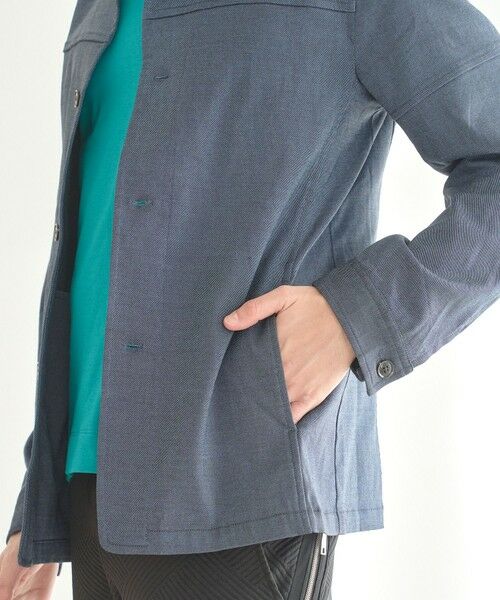 MEN'S BIGI / メンズビギ ブルゾン | ハイパーストレッチツイルスタンドカラーブルゾン | 詳細9