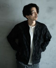 MEN'S BIGI / メンズビギ ブルゾン | フェザージャガードジャージボンバージャケット