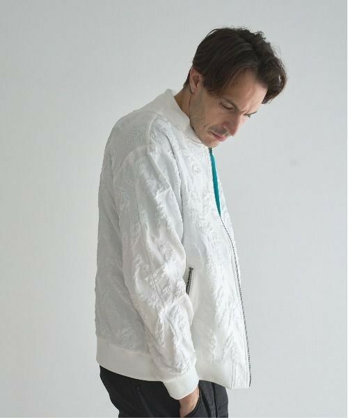 MEN'S BIGI / メンズビギ ブルゾン | フェザージャガードジャージボンバージャケット | 詳細3