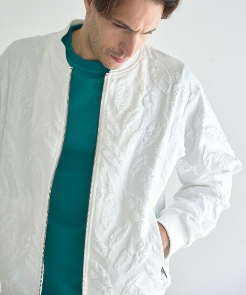 MEN'S BIGI / メンズビギ ブルゾン | フェザージャガードジャージボンバージャケット | 詳細5
