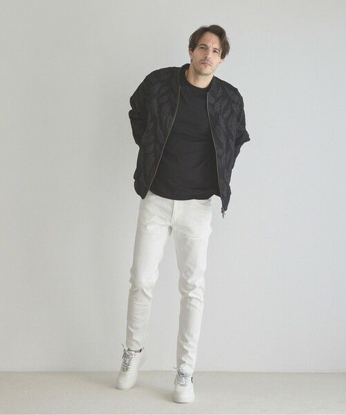 MEN'S BIGI / メンズビギ ブルゾン | フェザージャガードジャージボンバージャケット | 詳細15