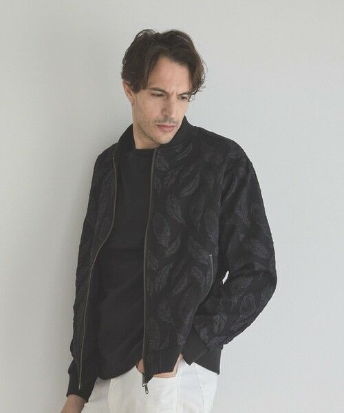 MEN'S BIGI / メンズビギ ブルゾン | フェザージャガードジャージボンバージャケット | 詳細16