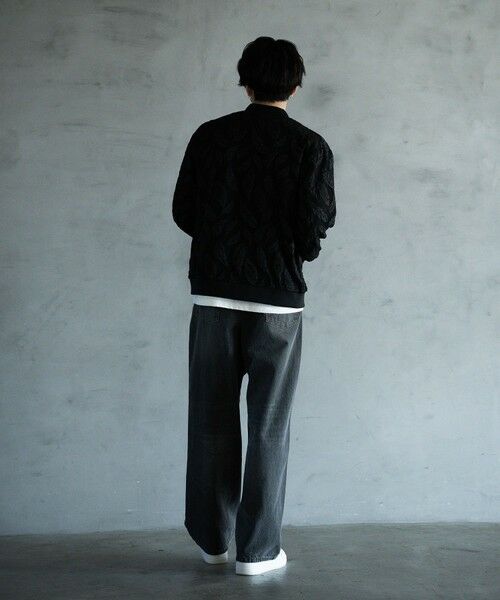 MEN'S BIGI / メンズビギ ブルゾン | フェザージャガードジャージボンバージャケット | 詳細11