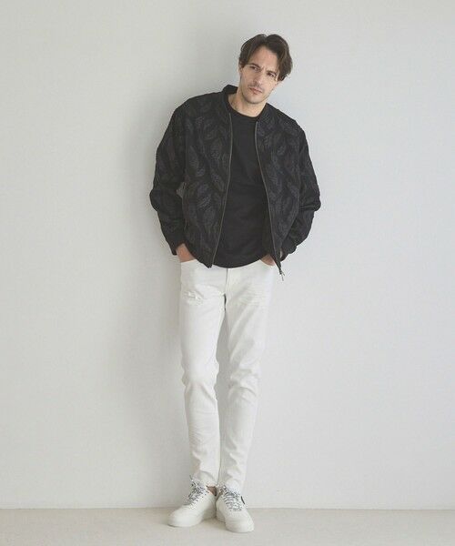 MEN'S BIGI / メンズビギ ブルゾン | フェザージャガードジャージボンバージャケット | 詳細14