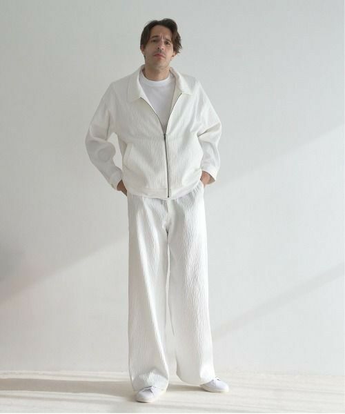 MEN'S BIGI / メンズビギ ブルゾン | 【WEB限定/オーバーサイズ/セットアップ対応】 ランダムプリーツジップブルゾン | 詳細4