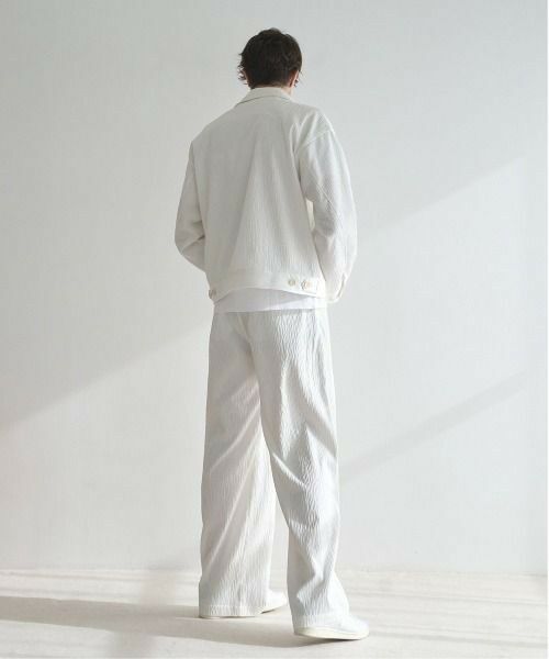 MEN'S BIGI / メンズビギ ブルゾン | 【WEB限定/オーバーサイズ/セットアップ対応】 ランダムプリーツジップブルゾン | 詳細5