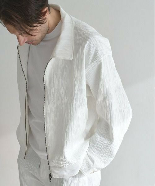 MEN'S BIGI / メンズビギ ブルゾン | 【WEB限定/オーバーサイズ/セットアップ対応】 ランダムプリーツジップブルゾン | 詳細7
