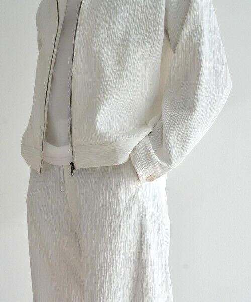 MEN'S BIGI / メンズビギ ブルゾン | 【WEB限定/オーバーサイズ/セットアップ対応】 ランダムプリーツジップブルゾン | 詳細9