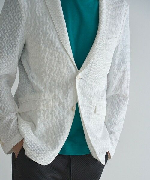 MEN'S BIGI / メンズビギ テーラードジャケット | シャーリングジャガードテーラードジャケット | 詳細6