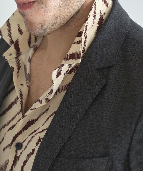 MEN'S BIGI / メンズビギ テーラードジャケット | 【セットアップ対応】ハケメテーラードジャケット | 詳細6