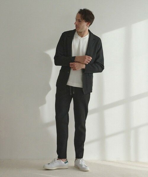 MEN'S BIGI / メンズビギ その他パンツ | 【セットアップ対応】14Gリンクス柄編みニットスリムイージーパンツ | 詳細3