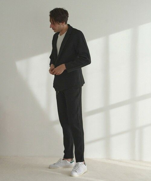 MEN'S BIGI / メンズビギ その他パンツ | 【セットアップ対応】14Gリンクス柄編みニットスリムイージーパンツ | 詳細5