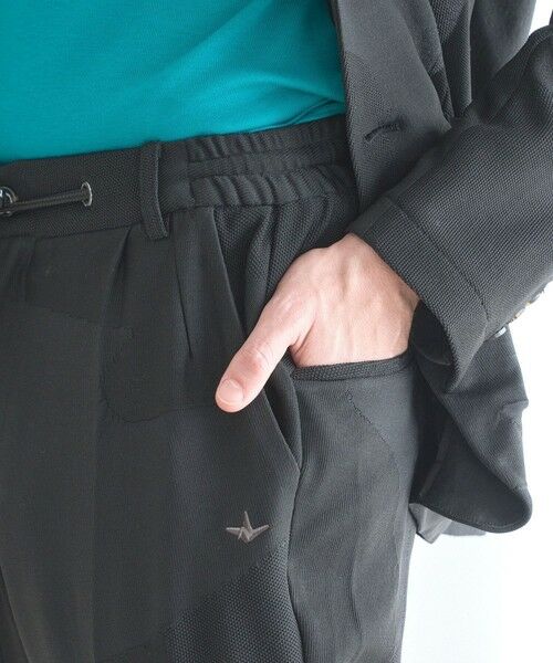 MEN'S BIGI / メンズビギ その他パンツ | 【1PIU1UGUALE3 RELAX/ウノピゥウノウグァーレトレ リラックス/別注/セットアップ対応/ストレッチ素材】カモ柄ニットジャガード イージースラックス | 詳細11