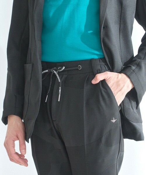 MEN'S BIGI / メンズビギ その他パンツ | 【1PIU1UGUALE3 RELAX/ウノピゥウノウグァーレトレ リラックス/別注/セットアップ対応/ストレッチ素材】カモ柄ニットジャガード イージースラックス | 詳細9