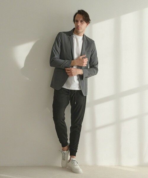 MEN'S BIGI / メンズビギ その他パンツ | 【1PIU1UGUALE3 RELAX/ウノピゥウノウグァーレトレ リラックス/別注/セットアップ対応/ストレッチ素材】カモ柄ニットジャガード スリムイージーパンツ | 詳細4