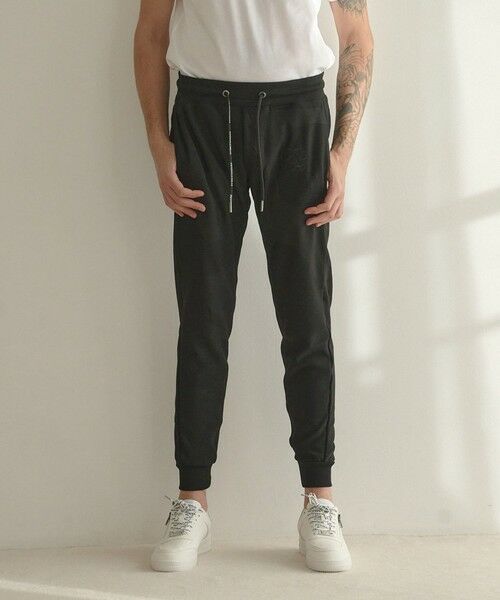 MEN'S BIGI / メンズビギ その他パンツ | 【1PIU1UGUALE3 RELAX/ウノピゥウノウグァーレトレ リラックス/別注/セットアップ対応/ストレッチ素材】カモ柄ニットジャガード スリムイージーパンツ | 詳細8