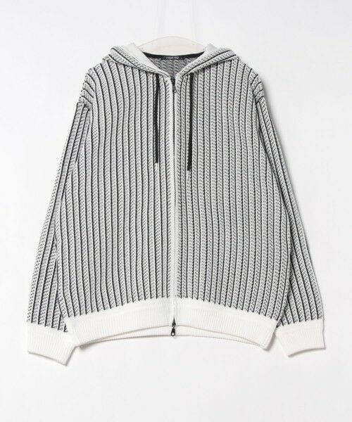 MEN'S BIGI / メンズビギ ニット・セーター | ジャガードパーカ | 詳細5