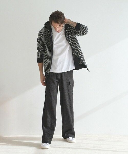 MEN'S BIGI / メンズビギ ニット・セーター | ジャガードパーカ | 詳細9