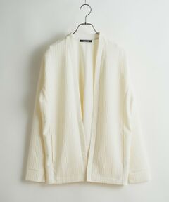 MEN'S BIGI / メンズビギ ニット・セーター | ジャガードボタンレスカーデガン