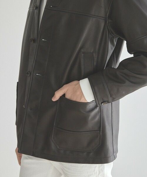 MEN'S BIGI / メンズビギ ブルゾン | ラムネイキッドカバーオール | 詳細12