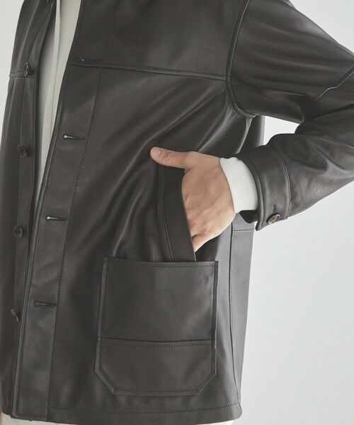 MEN'S BIGI / メンズビギ ブルゾン | ラムネイキッドカバーオール | 詳細13