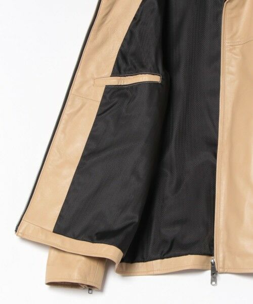 MEN'S BIGI / メンズビギ ブルゾン | ラムベジタブル/ラムネイキッドレザースタンドジップブルゾン | 詳細9