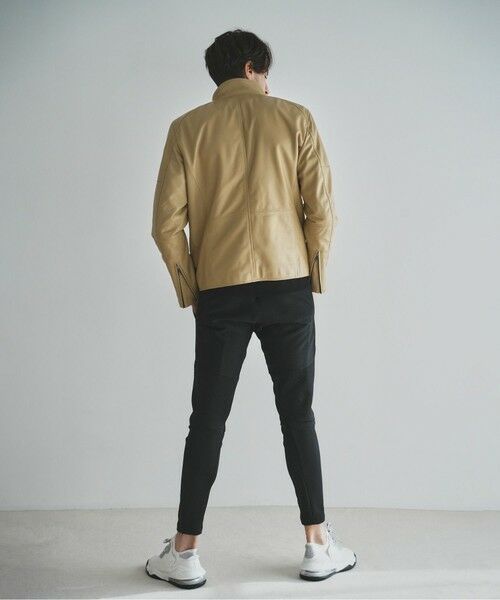 MEN'S BIGI / メンズビギ ブルゾン | ラムベジタブル/ラムネイキッドレザースタンドジップブルゾン | 詳細11