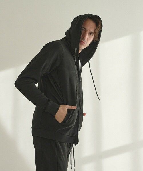 MEN'S BIGI / メンズビギ スウェット | 【1PIU1UGUALE3 RELAX/ウノピゥウノウグァーレトレ リラックス/別注/セットアップ対応/ストレッチ素材】ビックカモ ジャガード ジップアップフーディー | 詳細6