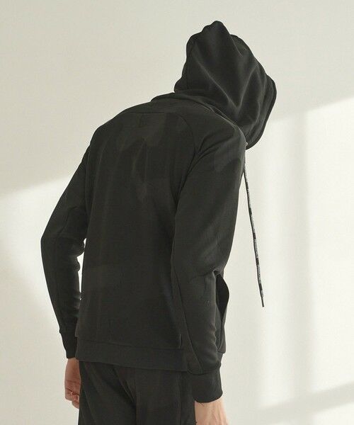 MEN'S BIGI / メンズビギ スウェット | 【1PIU1UGUALE3 RELAX/ウノピゥウノウグァーレトレ リラックス/別注/セットアップ対応/ストレッチ素材】ビックカモ ジャガード ジップアップフーディー | 詳細7