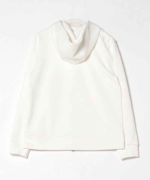 MEN'S BIGI / メンズビギ スウェット | フクレジャガードジオメトリック柄ジップパーカー | 詳細5