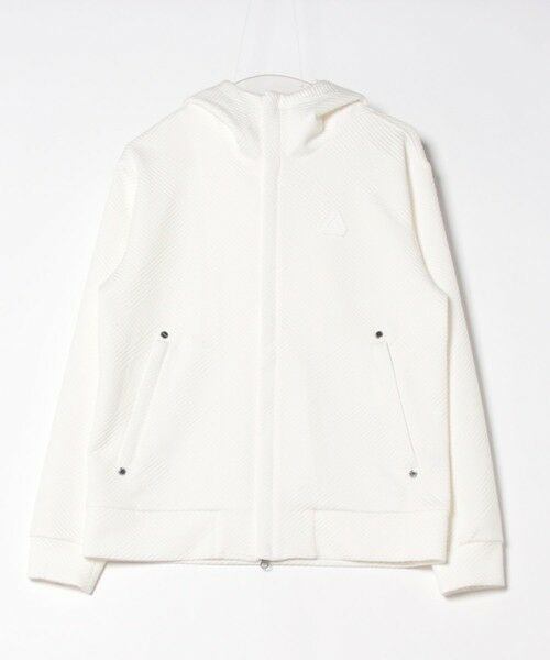 MEN'S BIGI / メンズビギ スウェット | フクレジャガードジオメトリック柄ジップパーカー | 詳細6