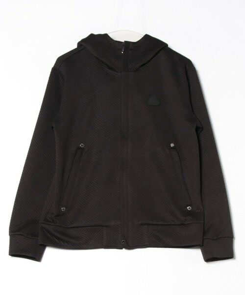 MEN'S BIGI / メンズビギ スウェット | フクレジャガードジオメトリック柄ジップパーカー | 詳細13