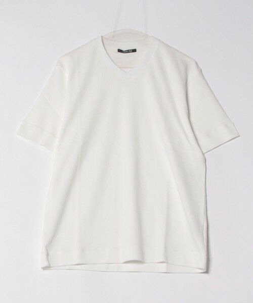 MEN'S BIGI / メンズビギ Tシャツ | シルケットスムースVネックTシャツ | 詳細3