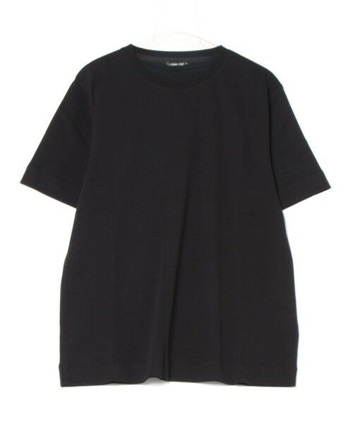 MEN'S BIGI / メンズビギ Tシャツ | シルケットスムースクルーネックT（ブラック）