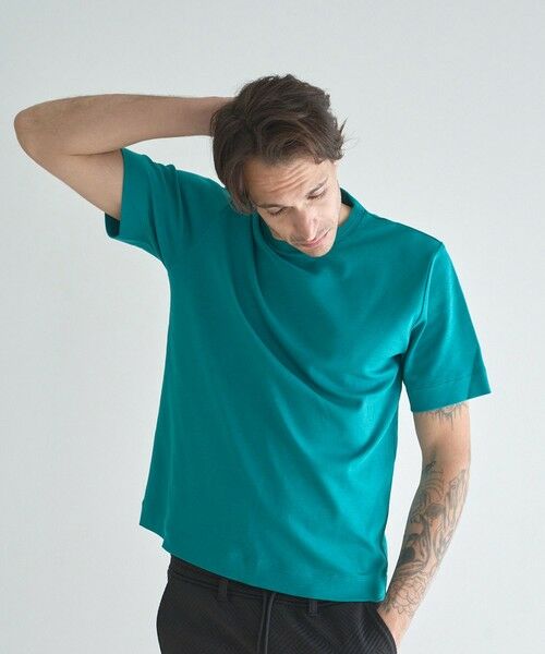 MEN'S BIGI / メンズビギ Tシャツ | シルケットスムースクルーネックT | 詳細3