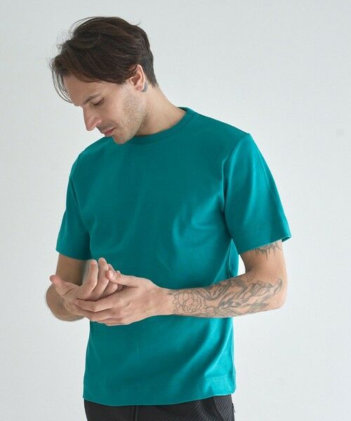 MEN'S BIGI / メンズビギ Tシャツ | シルケットスムースクルーネックT | 詳細4