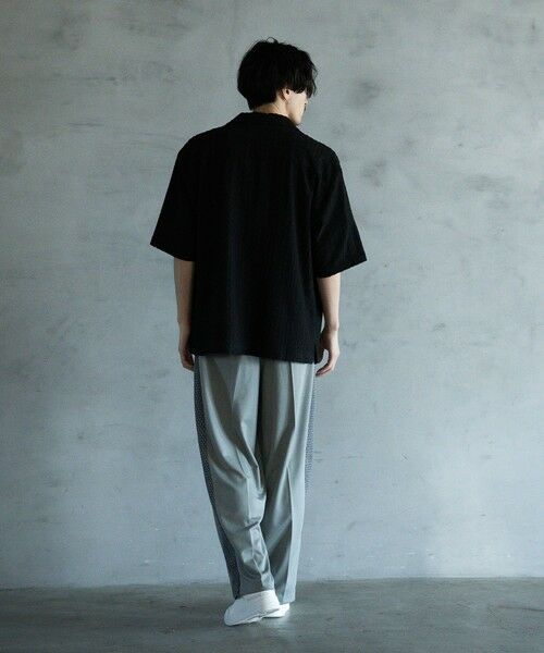 MEN'S BIGI / メンズビギ シャツ・ブラウス | エンブロイダリーシレーオープンカラーシャツ | 詳細14