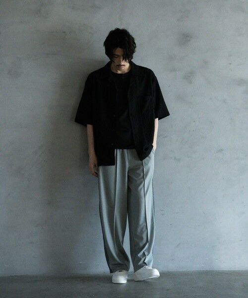 MEN'S BIGI / メンズビギ シャツ・ブラウス | エンブロイダリーシレーオープンカラーシャツ | 詳細11