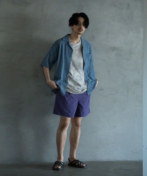 MEN'S BIGI / メンズビギ シャツ・ブラウス | エンブロイダリーシレーオープンカラーシャツ | 詳細24