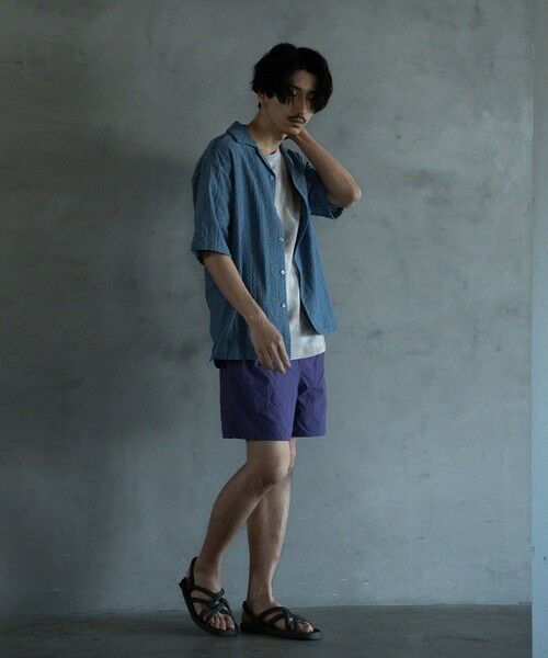 MEN'S BIGI / メンズビギ シャツ・ブラウス | エンブロイダリーシレーオープンカラーシャツ | 詳細25