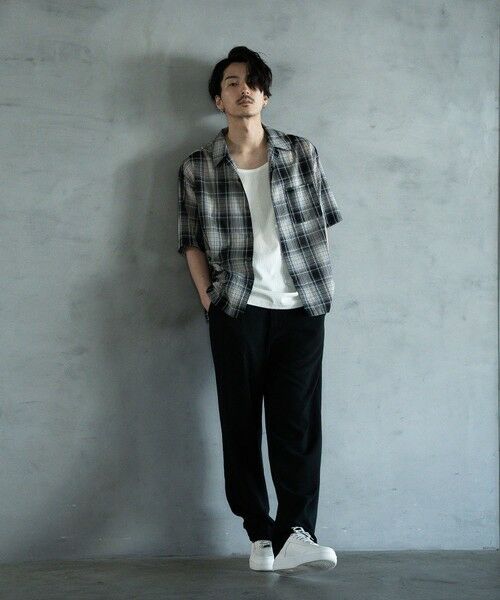 MEN'S BIGI / メンズビギ シャツ・ブラウス | オープンカラーアメリカンチェックシャツ | 詳細5